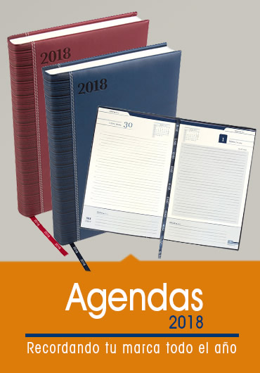 agendas 2018 promocional